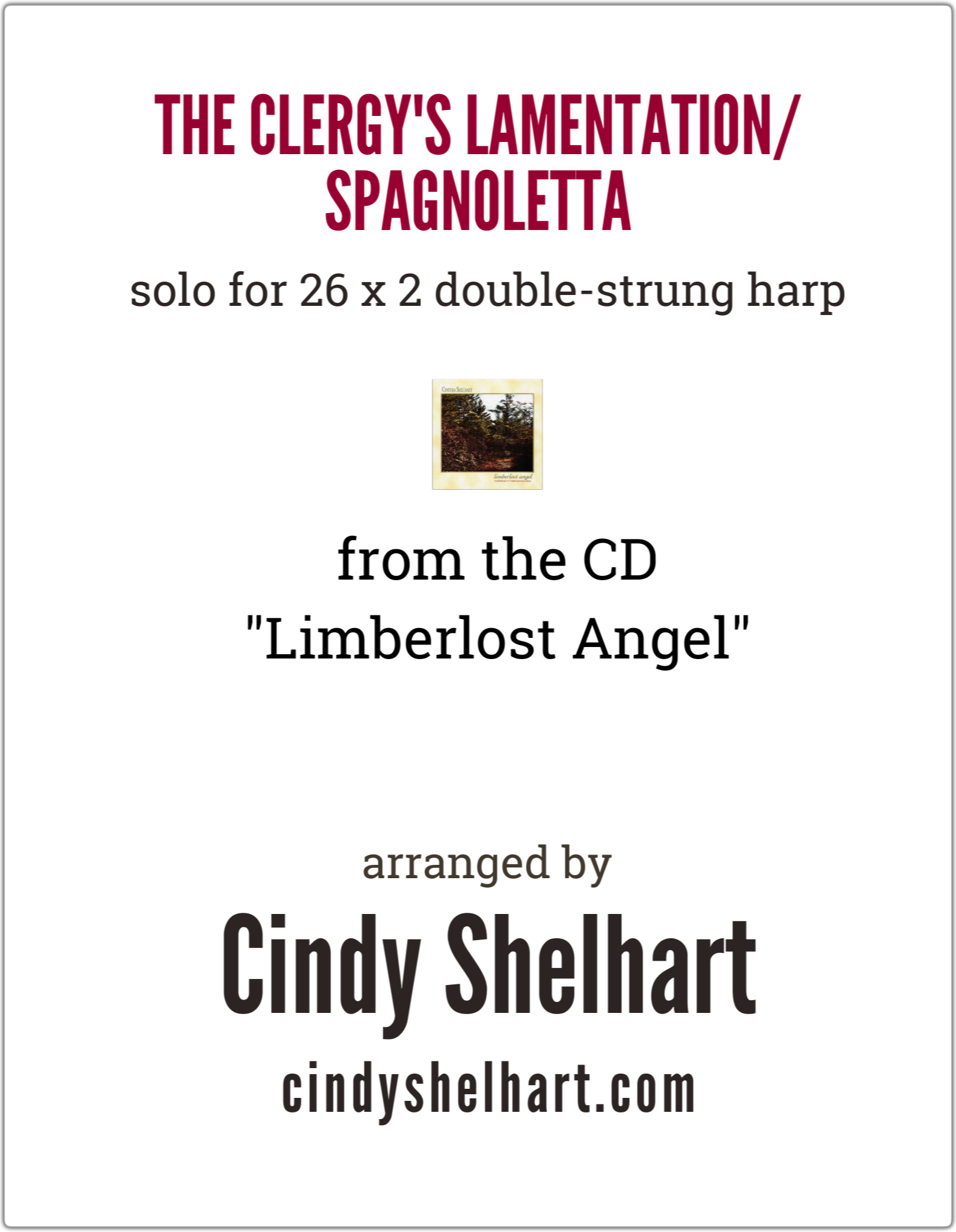 The Clergy's Lamentation/Spagnoletta - PDF