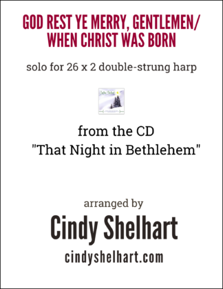 God Rest Ye Merry, Gentlemen/When Christ Was Born - PDF